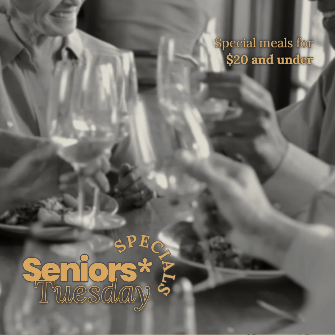 Seniors Tuesday Specials