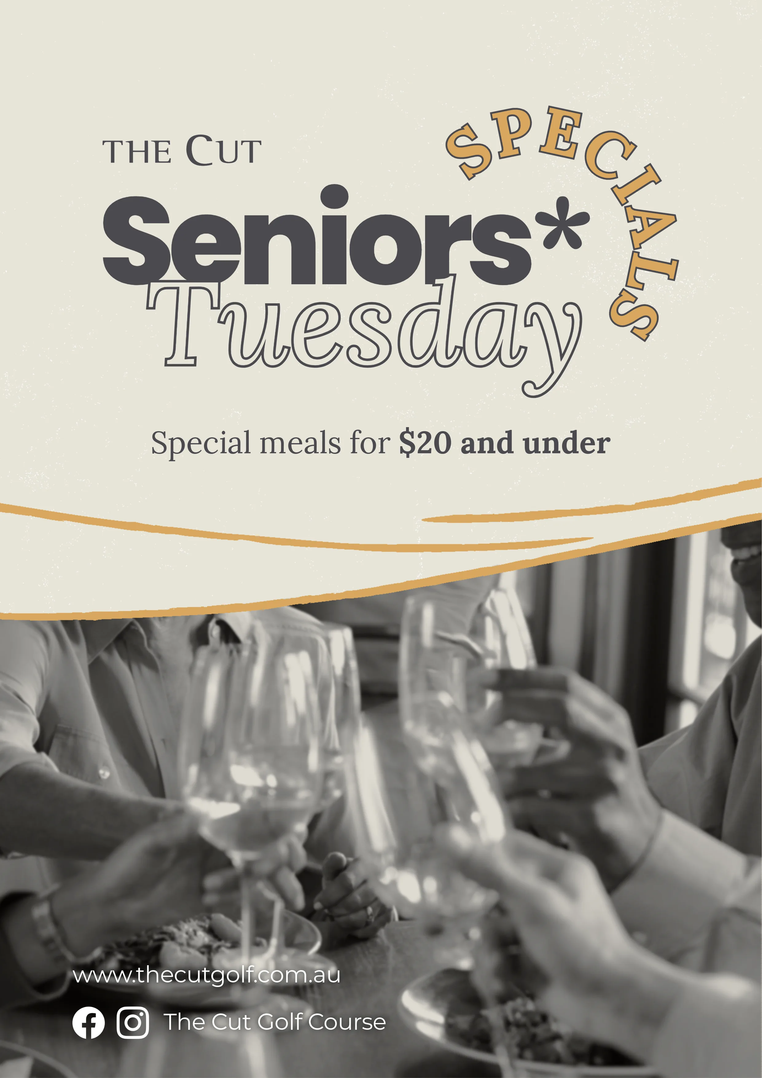 Seniors Tuesday Specials