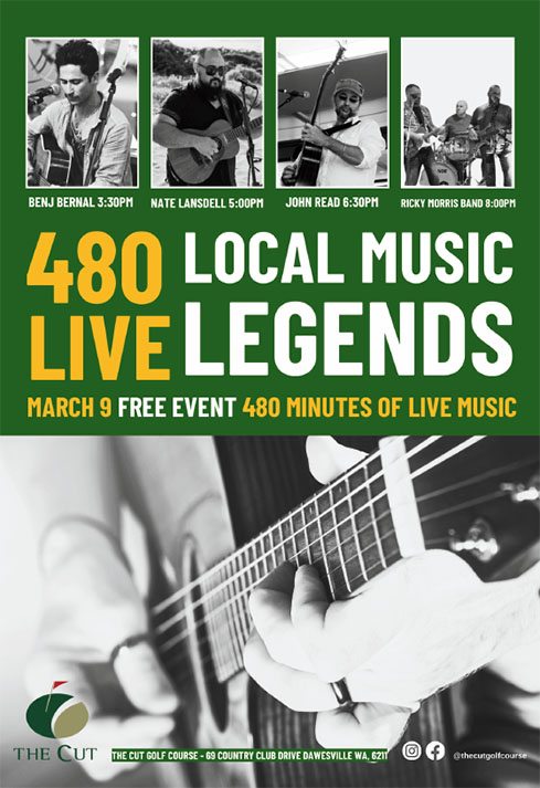 Free Event 480 Minutes of Live Music