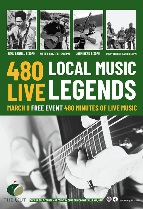 Free Event 480 Minutes of Live Music